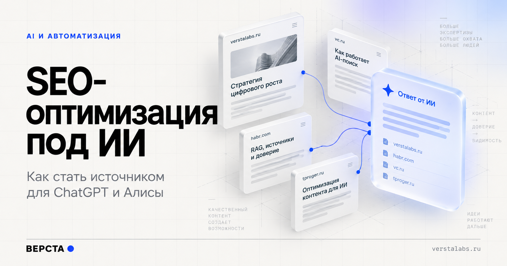SEO-оптимизация под ИИ: как сделать сайт источником для ChatGPT и Алисы