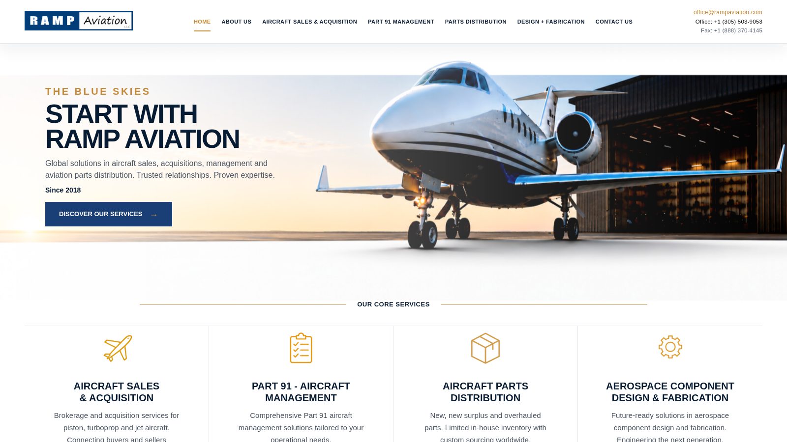 Проект «Ramp Aviation» — превью